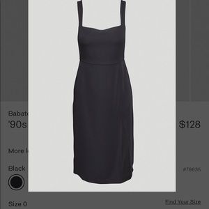 Aritizia Babaton ‘90s Slit Dress